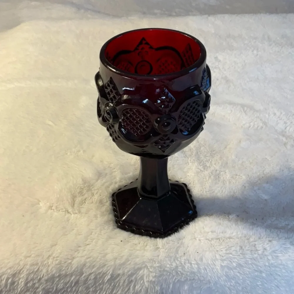 Avon Ruby Red 1876 Small Goblet